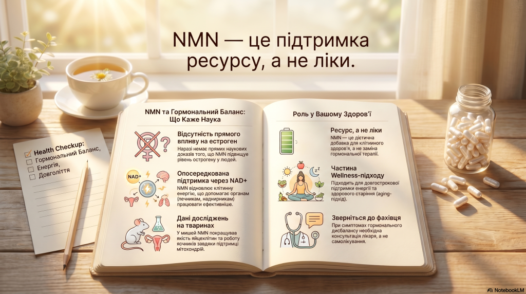 Чи підвищує NMN рівень естрогену? Що показують дослідження