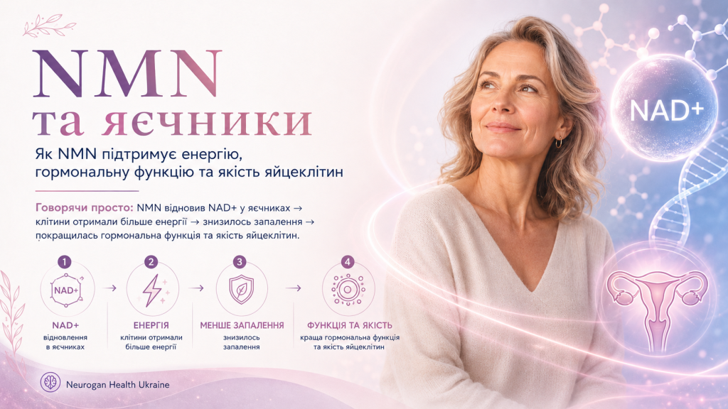 NMN відновив NAD+ у яєчниках