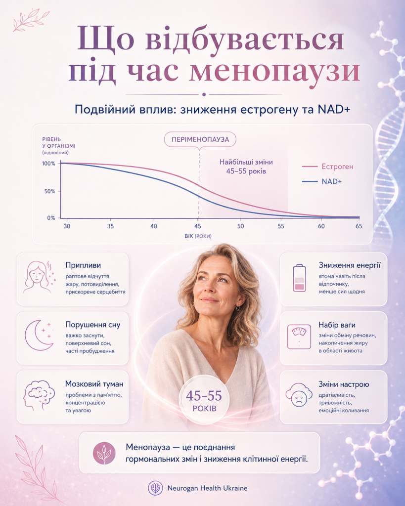 Що відбувається з організмом під час менопаузи