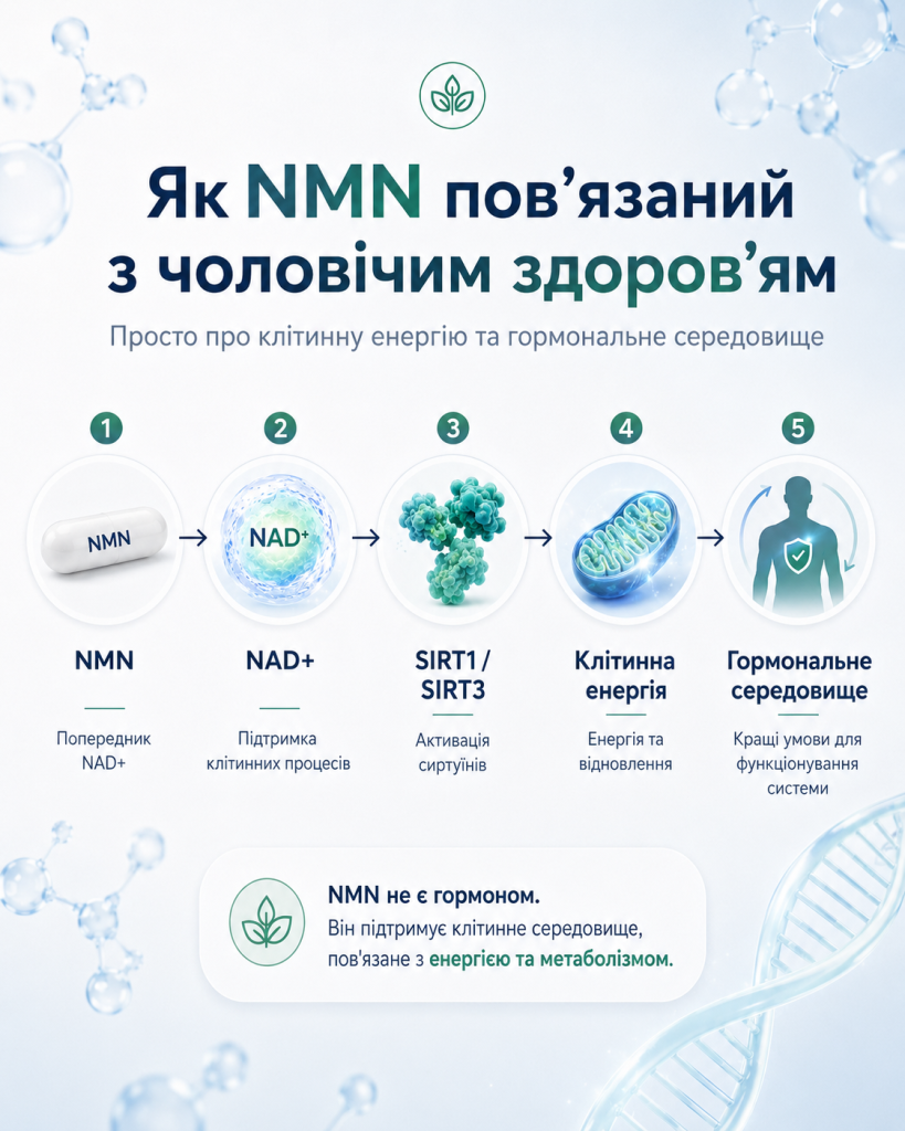 Як NMN повязаний з чоловічим здоровям
