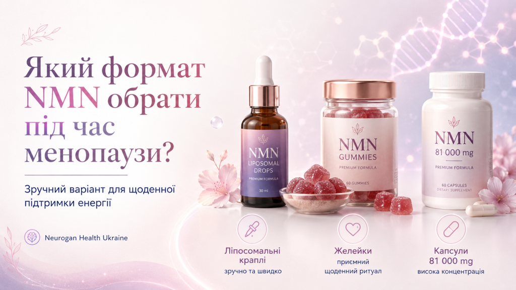Який формат NMN обрати під час менопаузи