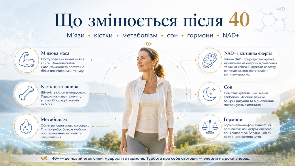 Що насправді відбувається з тілом після 40